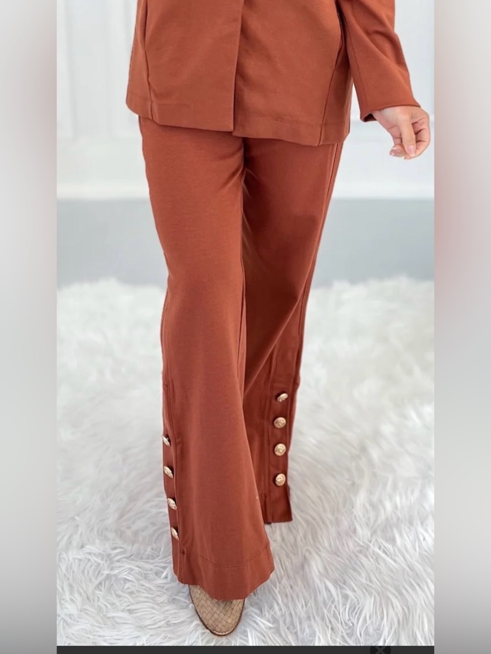 Dear Scarlett Gala Pants - Carmel (see matching blazer)